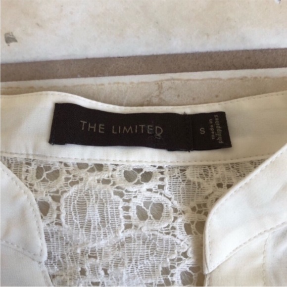 The Limited Lacy Buttondown Blouse - Picture 6 of 7